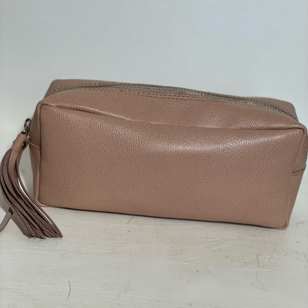 VALENTINA leather Makeup Bag